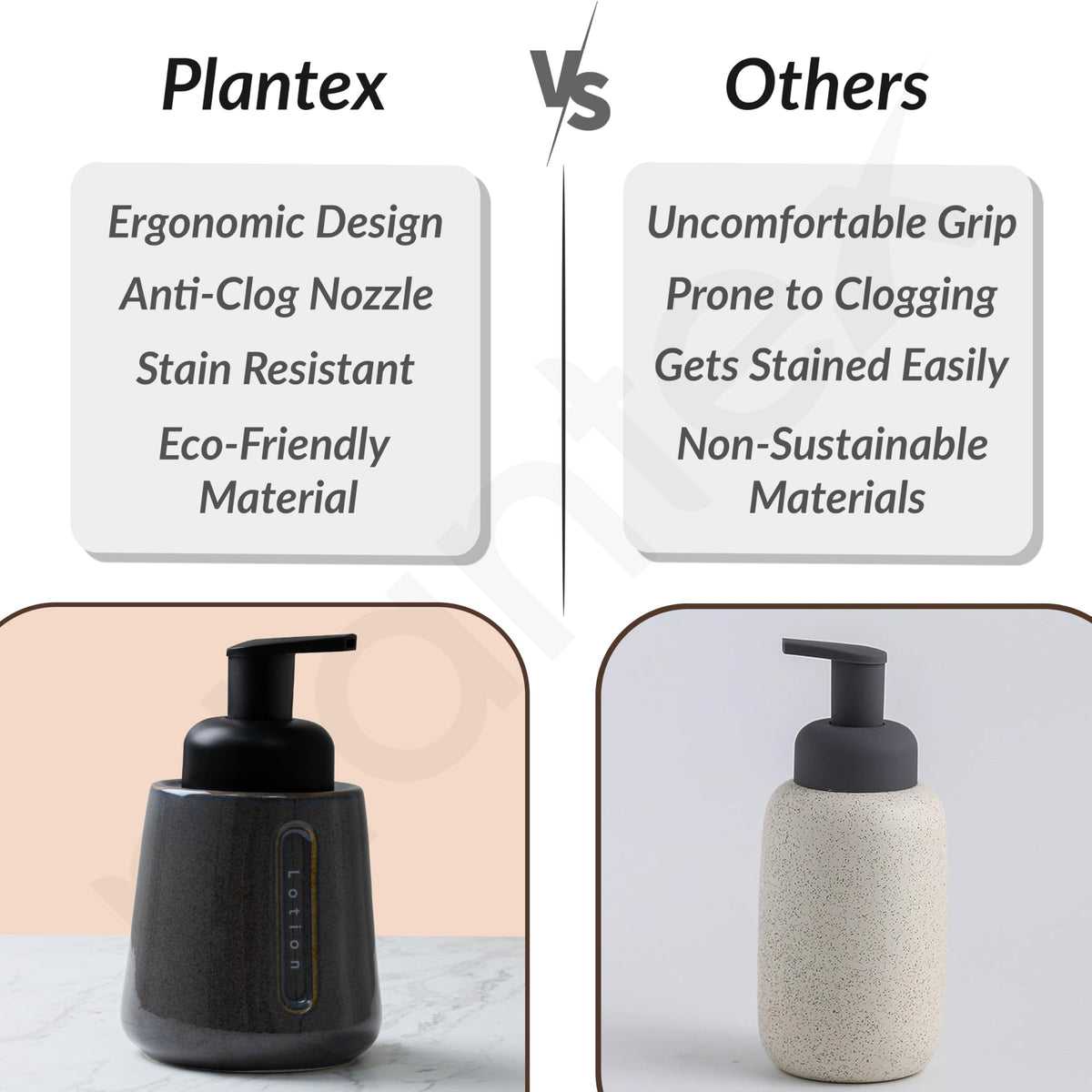 Plantex Ceramic Soap Dispenser for Washbasin/Hand Soap Dispenser/Soap Dispenser for Kitchen/Bathroom Accessories - Pack of 1 (Model APS-NZBA-430)-5