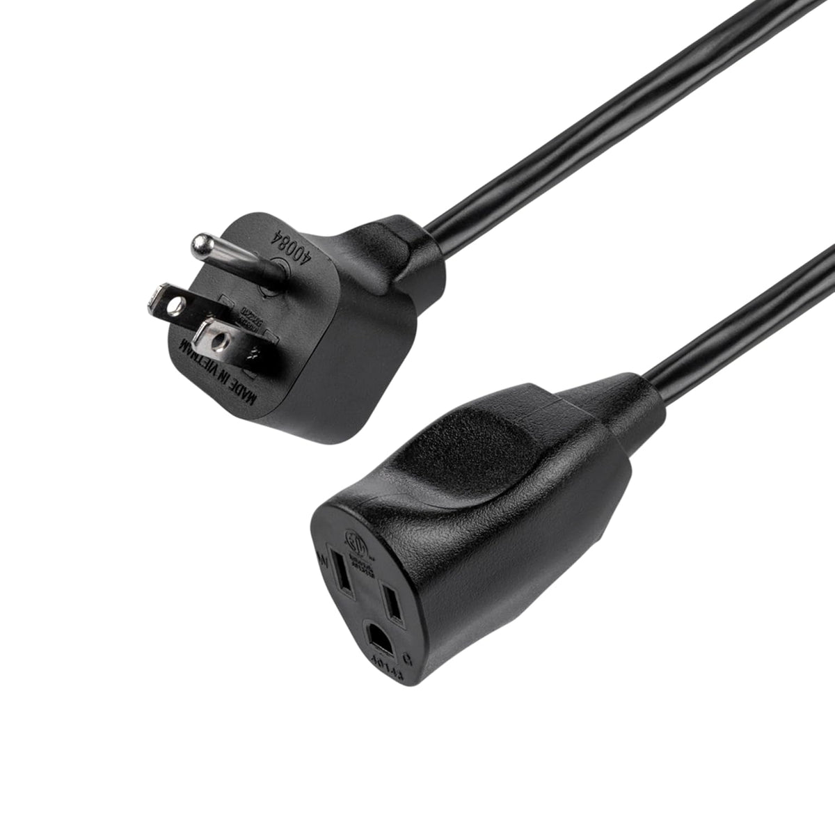 Philips EZGrip SPS3124B/37 Extension Cable for Outdoor Use with 1 Socket and 1 Power Socket Black
