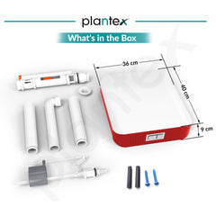 Plantex Flush Tank for Toilet/7 LTR Water Capacity Flushing Cistern/Polypropylene Slim Dual Tone Toilet Flush Tank - Pack of 1 (Red and White)-4