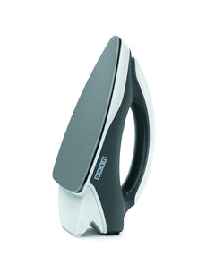 USHA Plastic Usha Aurora 1000Watt Dry Iron with Innovative Tail Light Indicator|Black Non Stick Soleplate for Longer Durability|Overheat Safety Shutoff|2 Years Warranty|(Grey & White),1000 Watts
