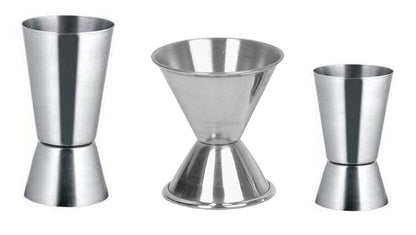 Dynore Stainless Steel Double Sided Peg Measure Set of 3-30/60, 20/40 and 15/30 ML Each
