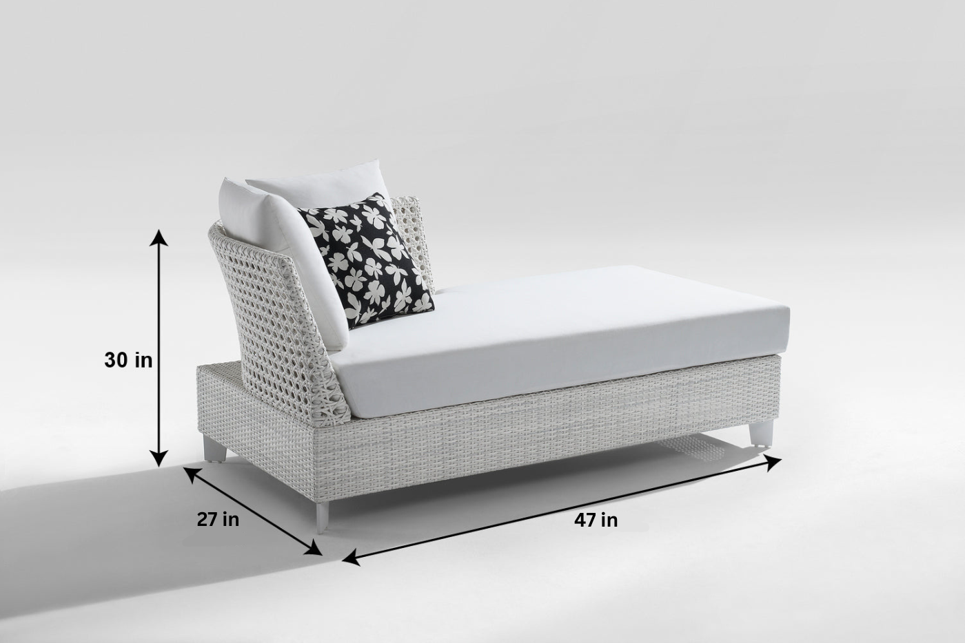 Astrol Outdoor Garden Balcony Sofa Set 3 Seater seater, 1 Double Seater, 1 Single Seater and 1 Center Table  (White)