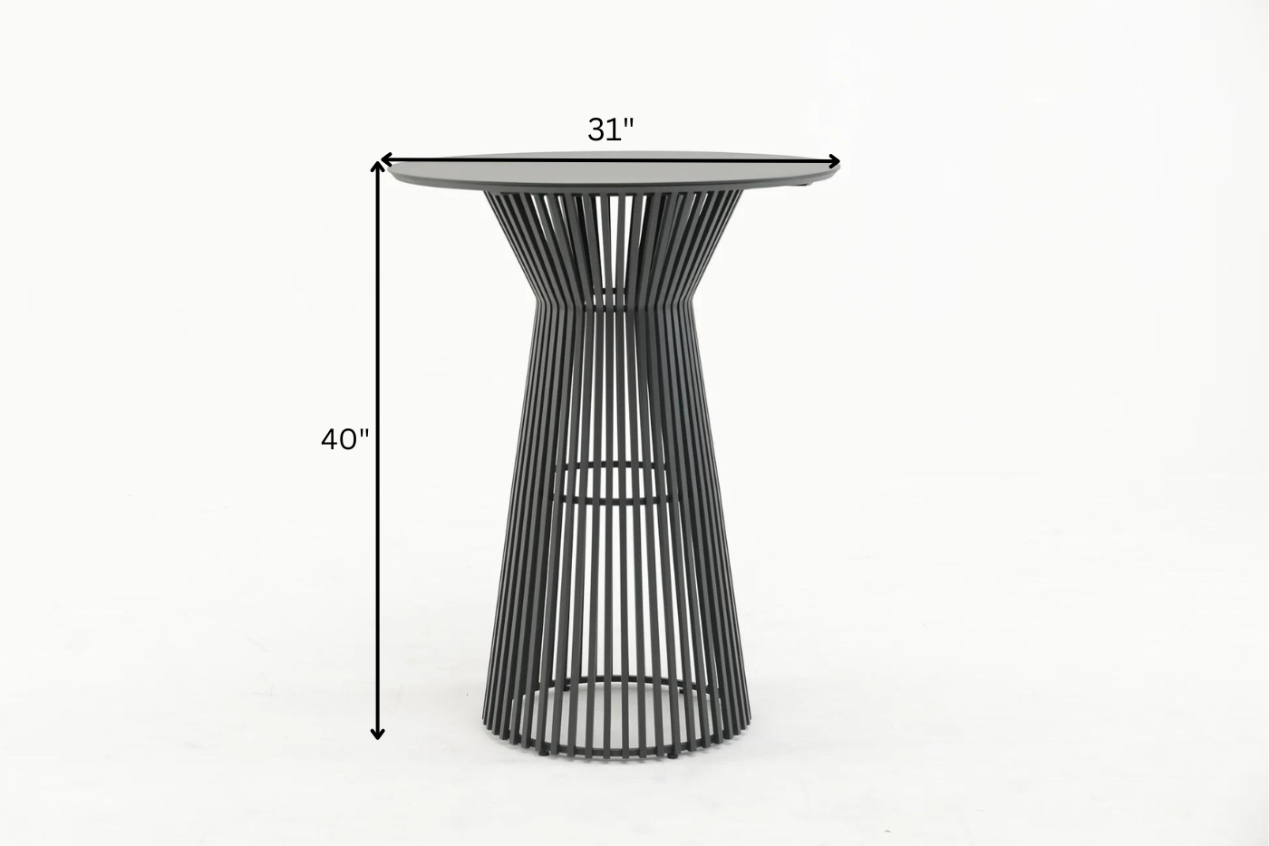 Javier Outdoor Patio Bar Set 2 Chairs and 1 Table Set
