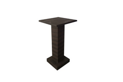Curro Outdoor Patio Bar Set,  4 Chairs and 1 Table For Balcony (Brown)