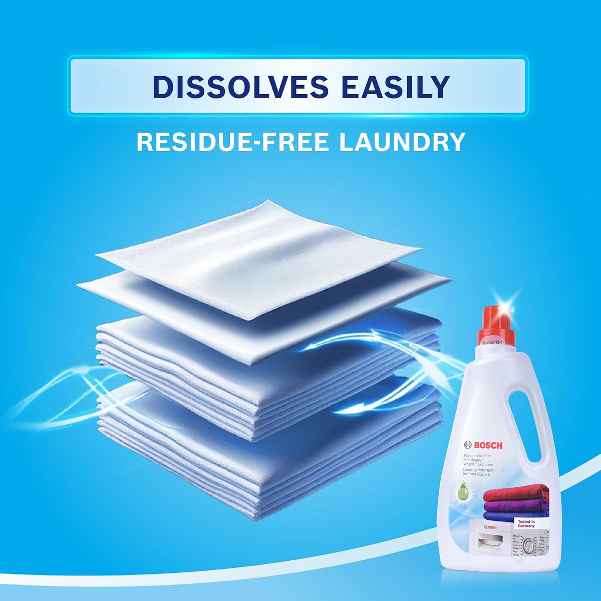 Bosch Detergent for Front Load Washing Machine - 1 L (pack of 4)