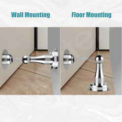 Plantex Drill Free Door Stopper/4 inch self Adhesive Door Magnet for Home/Door Holder for Main Door/Door Magnet Stopper for Office/Hotel/Home/Door Stops - Pack of 3 (matt)-5