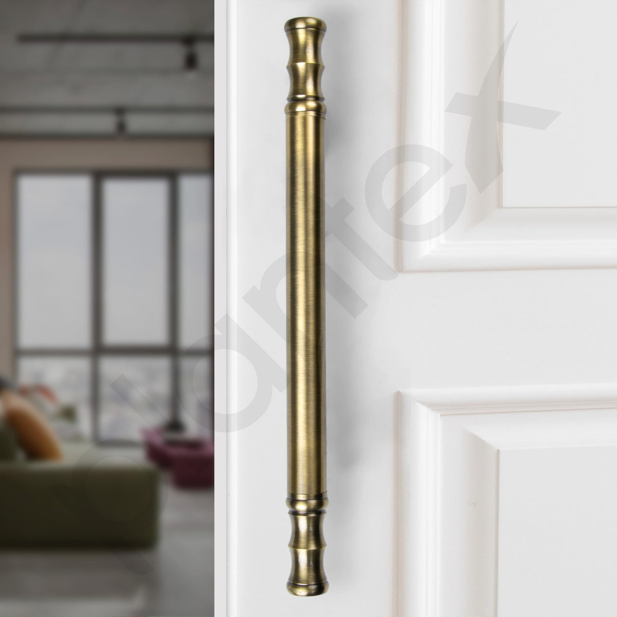 Plantex Main Door Handle/Door & Home Decore/14 Inch Main Door Handle/Pull-Push Handle - Pack of 1 (Brass Antique)-4