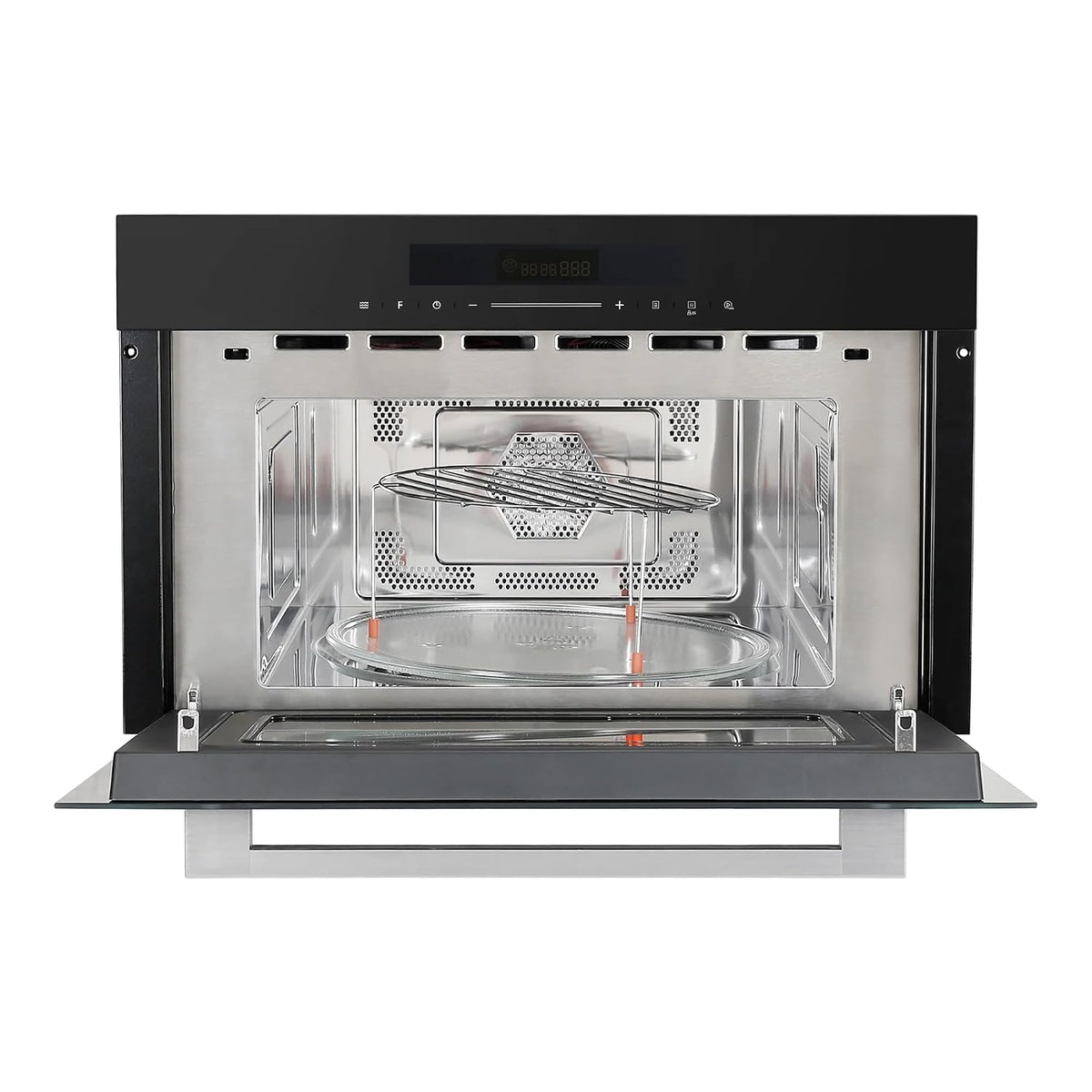 Faber 34L Built-In Black Finish Microwave Oven with Touch Control | Auto Cook Menus & Auto Power Off Protection | Grill,