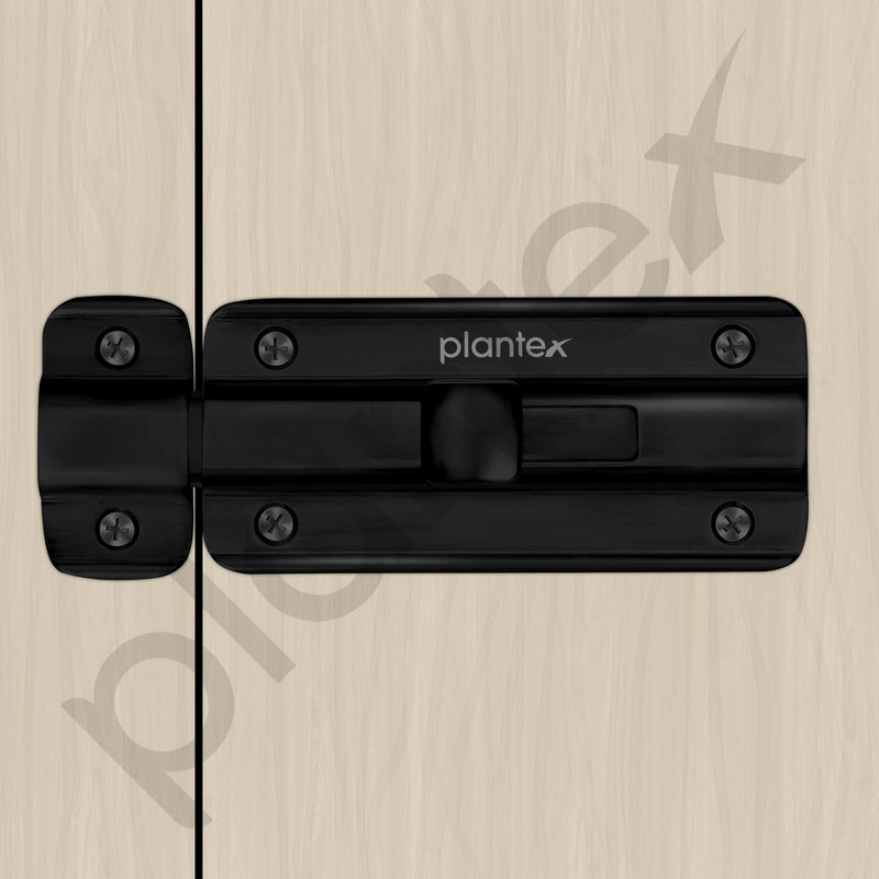 Plantex Premium Heavy Duty Door Stopper/Door Lock Latch for Home and Office Doors/Baby Latch - Pack of 20 (Z-Black)-2