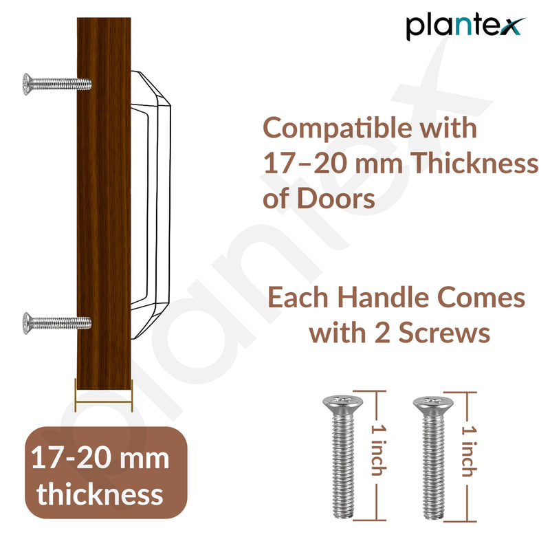 Plantex Cabinet Handle/Kitchen Cabinet Door Handle/Wardrobe/160 mm Cupboard Handle/Door Pull-Push Handle for Home/Office - Pack of 2 (Rose Gold) (Model APS-DTC-3780)-5