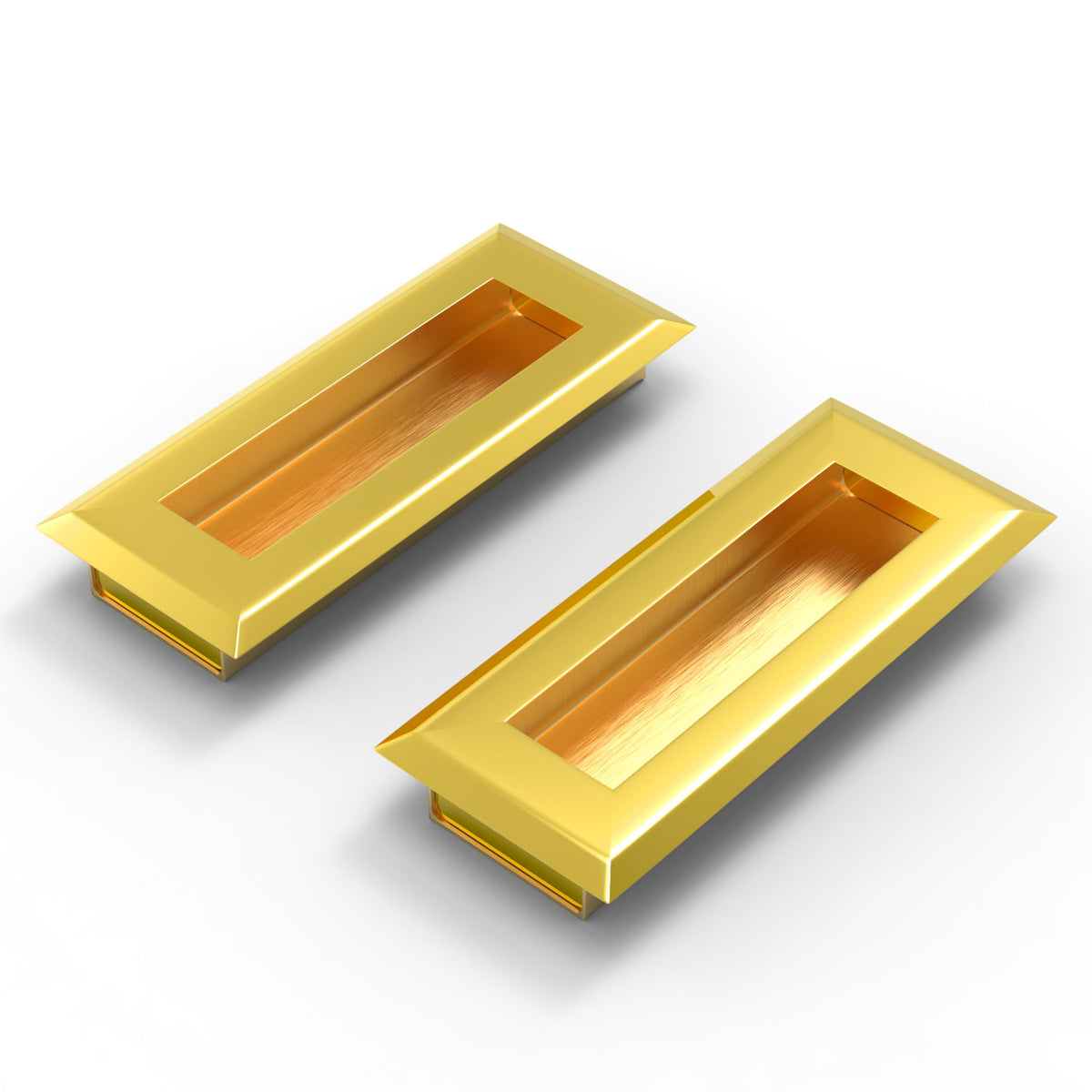 Plantex Sliding Door Handle/Concealed Handle for Sliding Door/96mm Concealed Handle for Wardrobe/Kitchen Cabinet - Pack of 2 (PVD Gold) (Model APS-DTC-3900)