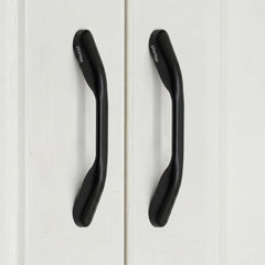 Plantex Cabinet Handle/96mm Handle for Wardrobe/Kitchen Handle/Pull-Push Handle for Home/Office - Pack of 2 (Black)-1