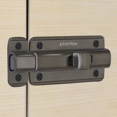 Plantex Premium Heavy Duty Door Stopper/Door Lock Latch for Home and Office Doors/Baby Latch - Pack of 10 (Satin Black-Matt)-1