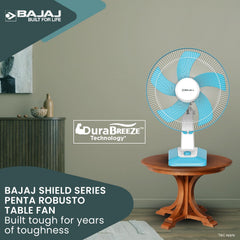 Bajaj Penta Robusto 400MM Oscillating Table Fan For Home-2