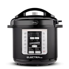 Pigeon By Stovekraft Electra Pro 6 Litre Electric Pressure Cooker with Digital Display | 18 Indian Preset Menu | Automatic Rice Cooker | Delay Timer & More (Stainless Steel)