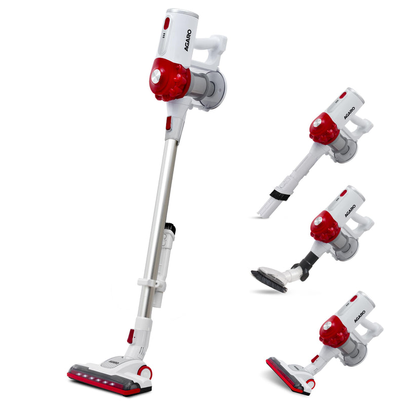 AGARO Sapphire Hand Held Vacuum Cleaner,Up to 15 kPa Powerful Suction with Fast Charging Dock, Rechargeable Portable Powerful Cleaner, Lightweight Hand Held Vacuum Cleaner for Home, Office, and Car