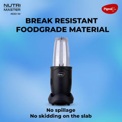 Pigeon by Stovekraft Stainless Steel Nutri Master | Mixer Grinder Juicer Blender Smoothie Maker All-In-1 Machine | 400 W