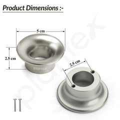 Plantex Knobs for Drawers/Drawer Knobs/Round Knob for Cabinets/Pull-Push Knob for Kitchen/Bedroom Drawer - Pack of 1 (Satin)-6