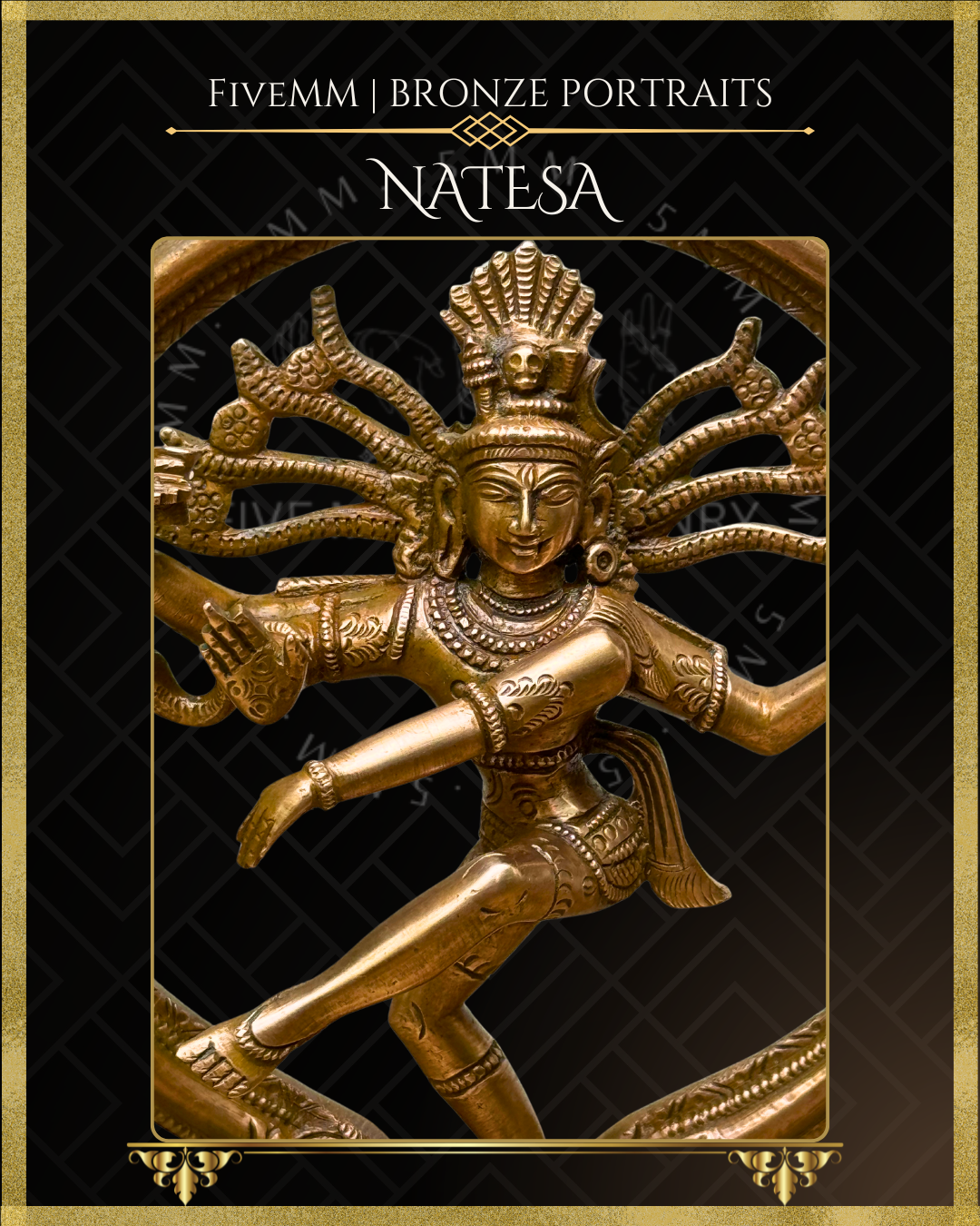 Nataraja Panchaloha Bronze Icon - 8"
