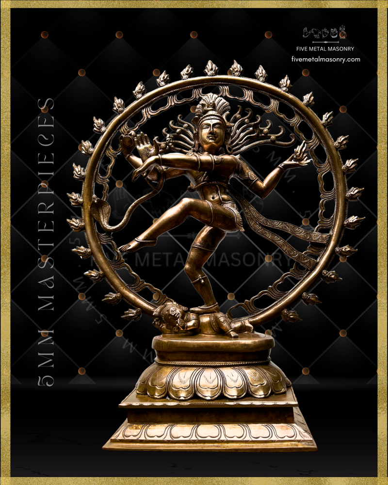 Nataraja Panchaloha Bronze Icon - 18" - Masterpieces Collection