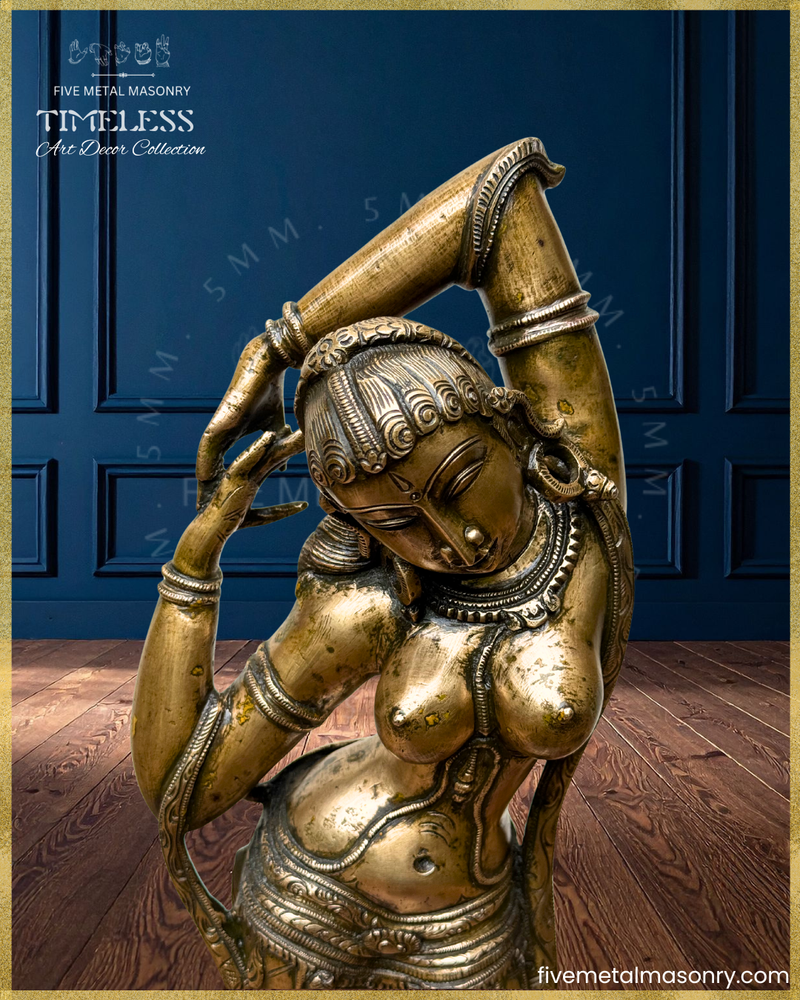 Apsara  Panchaloha Bronze Icon - 22"- Timeless Collection