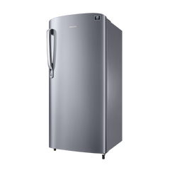 SAMSUNG Stylish Grande 183 Litres 2 Star Direct Cool Single Door Refrigerator with Stabilizer Free Operation (RR20C2412GS/NL, Grey Silver)