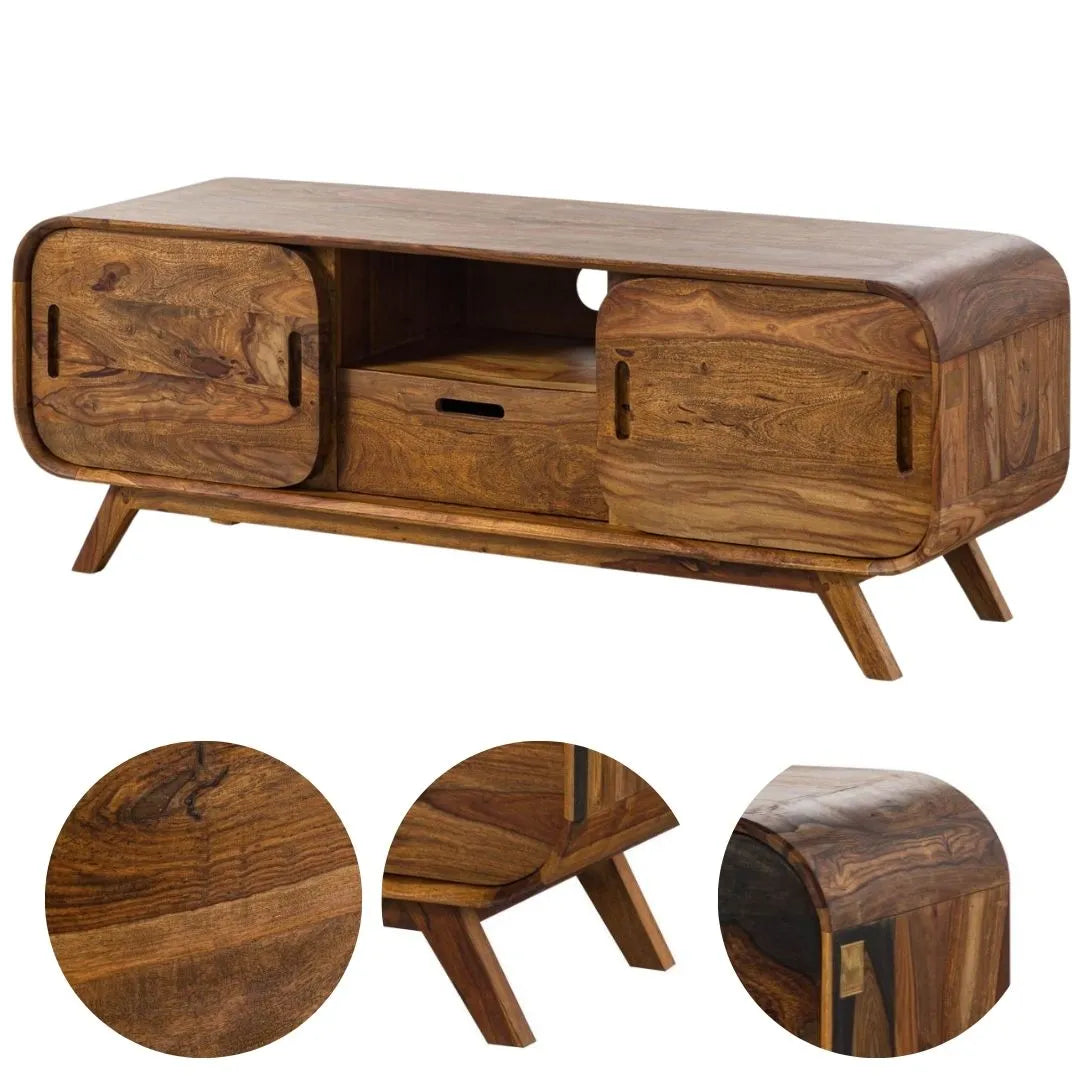 Marwar Solid Sheesham Wood Media Console / TV Unit