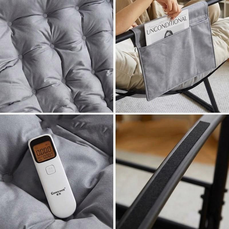 GlideSerenity Sleeping Rocking Chair | Smooth Motion Comfortable chair for Relaxation & Restful Sleep