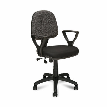 Nilkamal Soren Mid Back Cushion Office Chair (Black)