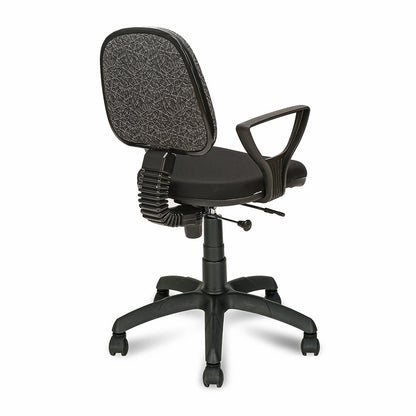 Nilkamal Soren Mid Back Cushion Office Chair (Black)