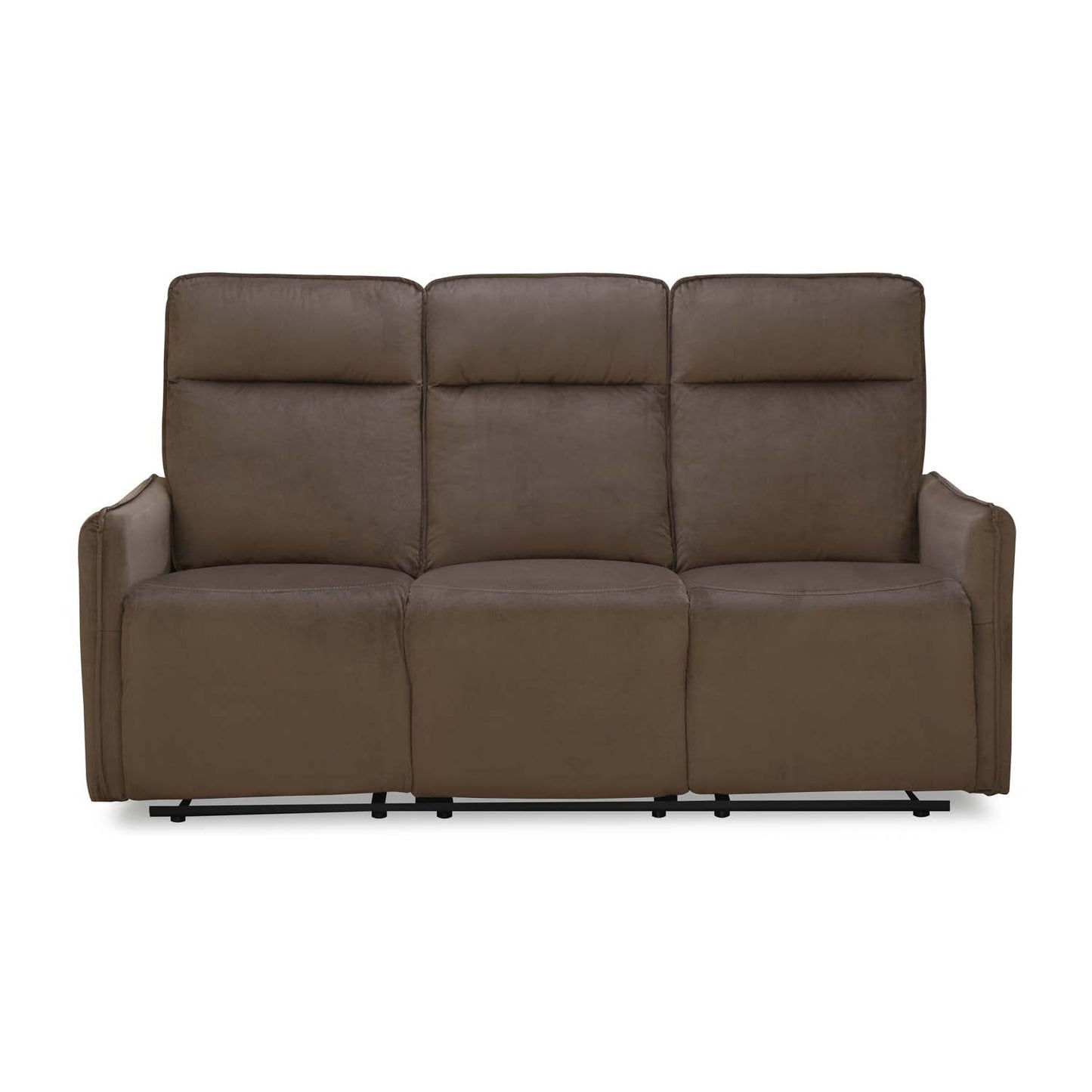 Nilkamal Carlton 3 Seater Manual Recliner (Light Brown)