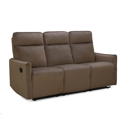 Nilkamal Carlton 3 Seater Manual Recliner (Light Brown)