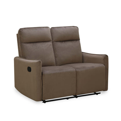 Nilkamal Carlton 2 Seater Manual Recliner (Light Brown)