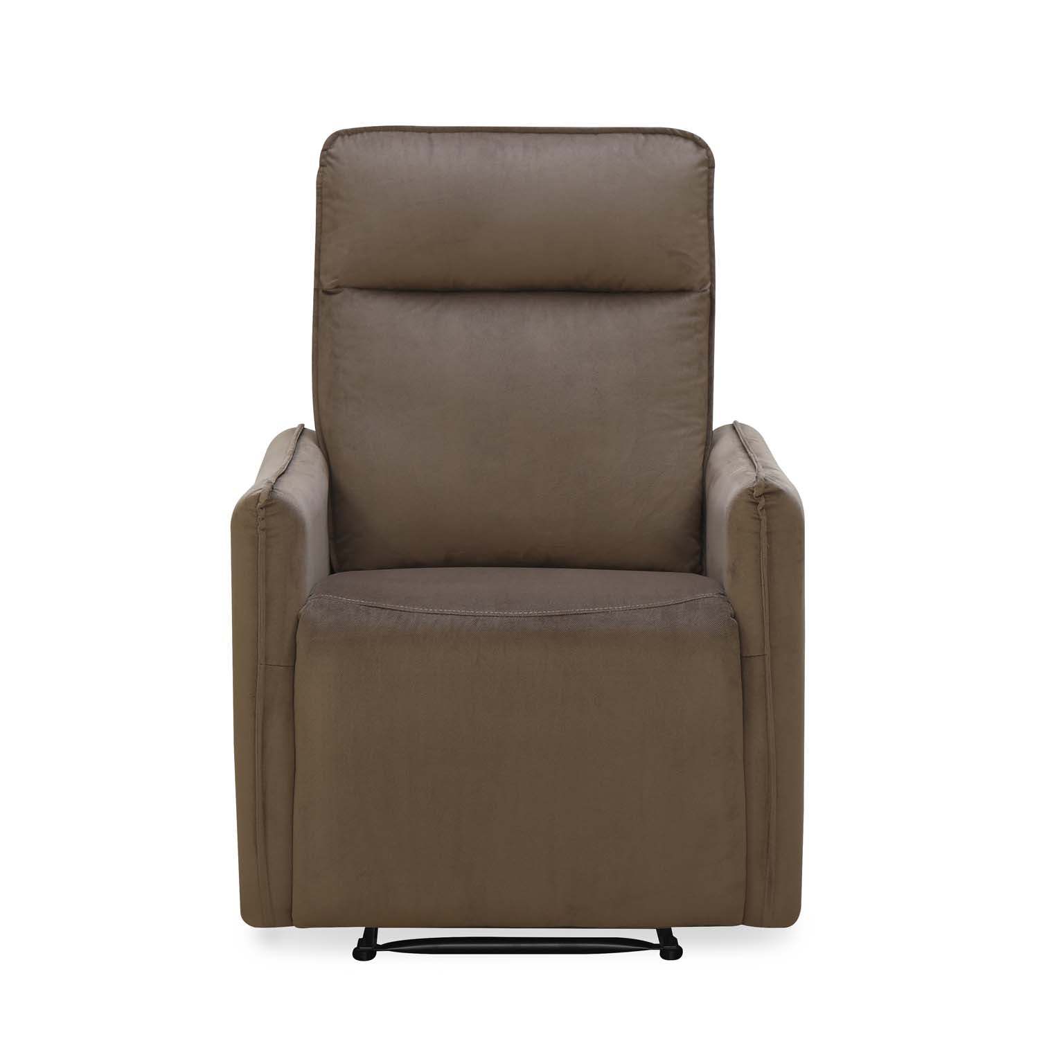 Nilkamal Carlton 1 Seater Manual Recliner (Light Brown)