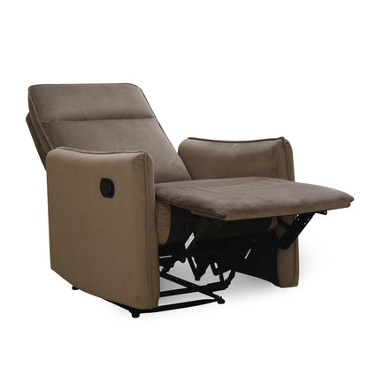 Nilkamal Carlton 1 Seater Manual Recliner (Light Brown)