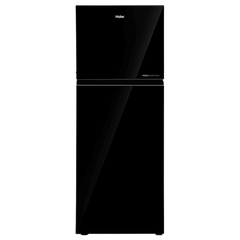 Haier 268 Litres 2 Star Frost Free Double Door Convertible Refrigerator with Turbo Icing (HRF-3182PKG-P, Black Glass)