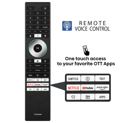 TOSHIBA C350NP 127 cm (50 inch) 4K Ultra HD LED Google TV with Regza Engine 4K (2024 model)