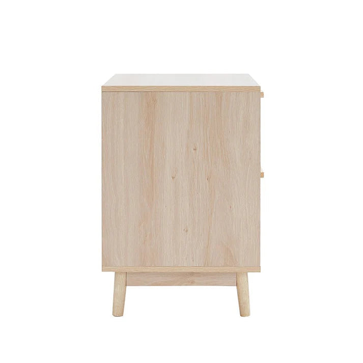 Canora 2 Drawer Bedside Table