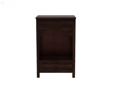 Heritage Arch Solid Wood Home Temple with Storage Drawer