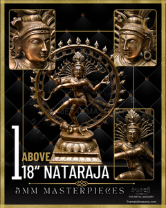 Nataraja Panchaloha Bronze Icon - 18" - Masterpieces Collection