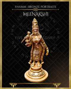 Meenakshi Panchaloha Bronze Icon - 4"