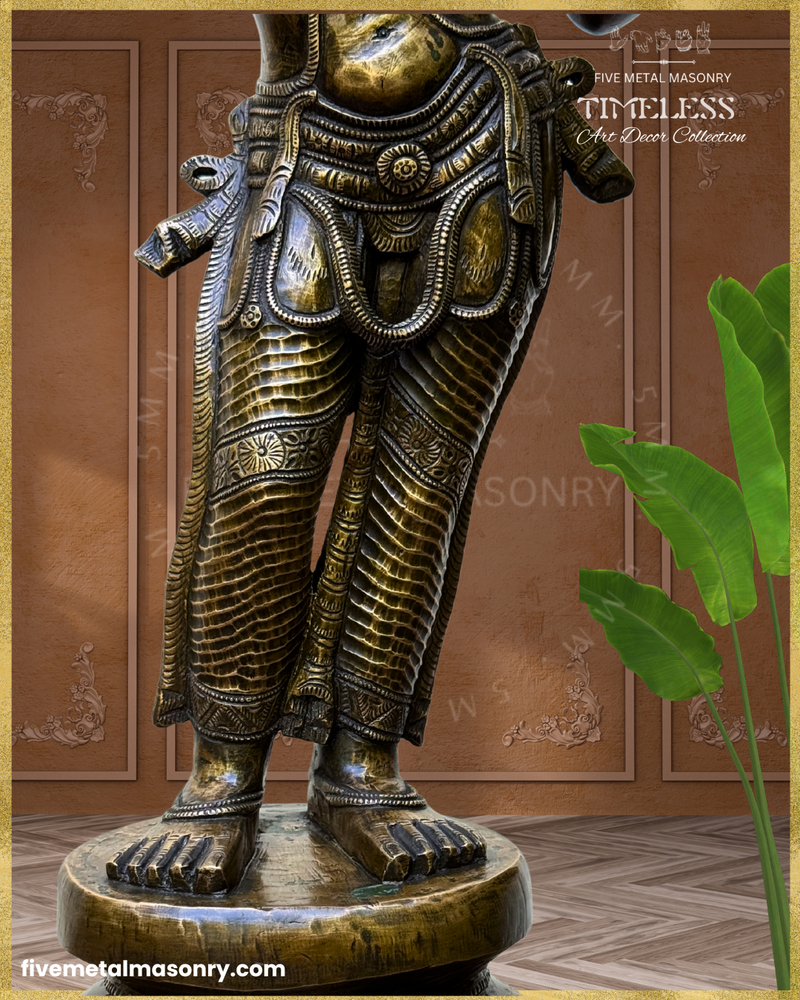 Darpana Sundari  Panchaloha Bronze Icon - 24"- Timeless Collection