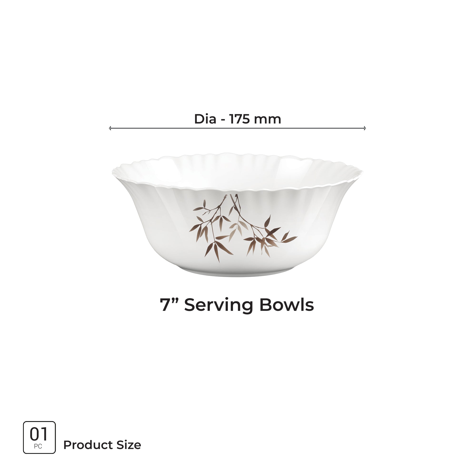 Aurelia Collection Serving Bowl 1 Pc - ARASHI (Treo by Milton)