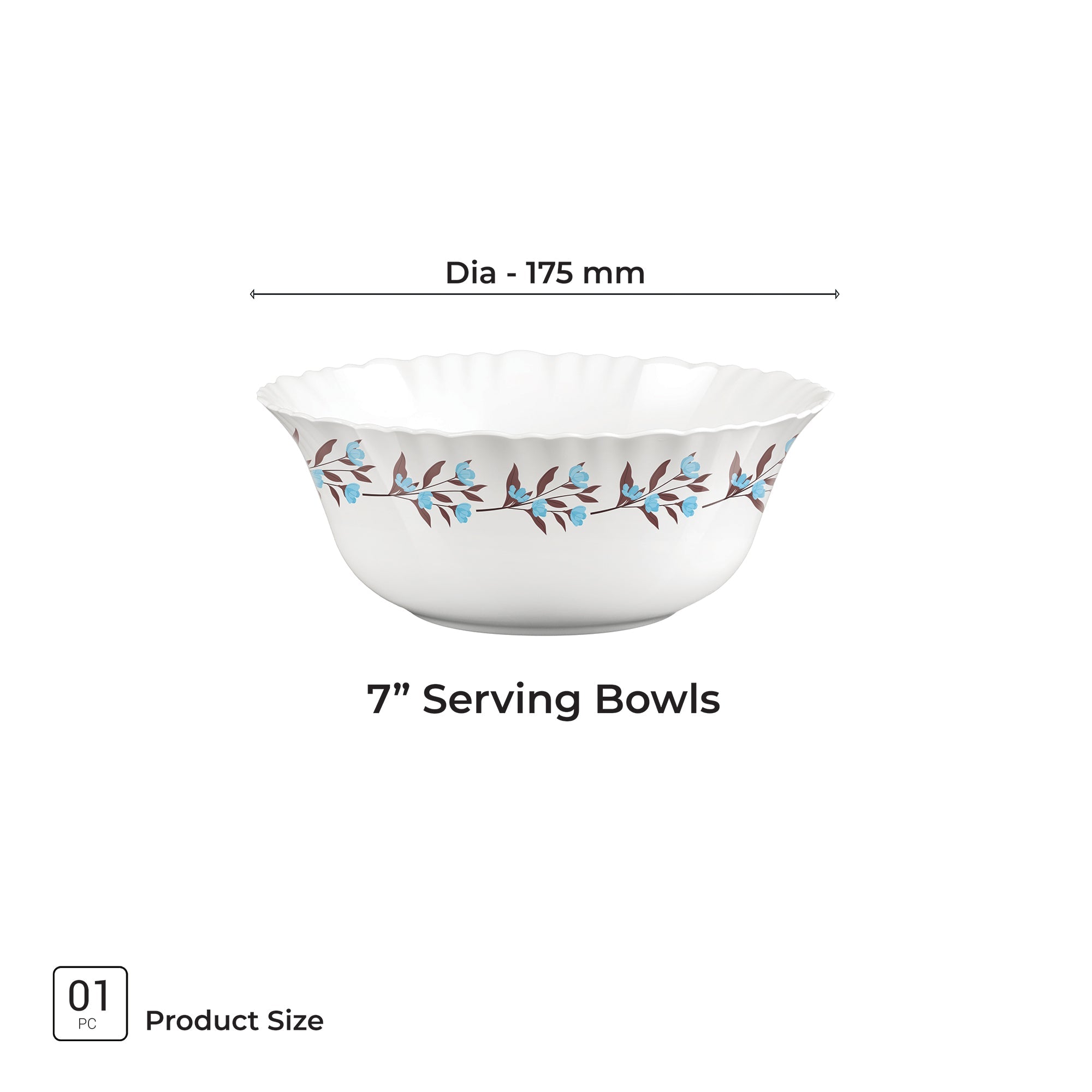 Aurelia Collection Serving Bowl 1 Pc - LAVELLE (Treo by Milton)