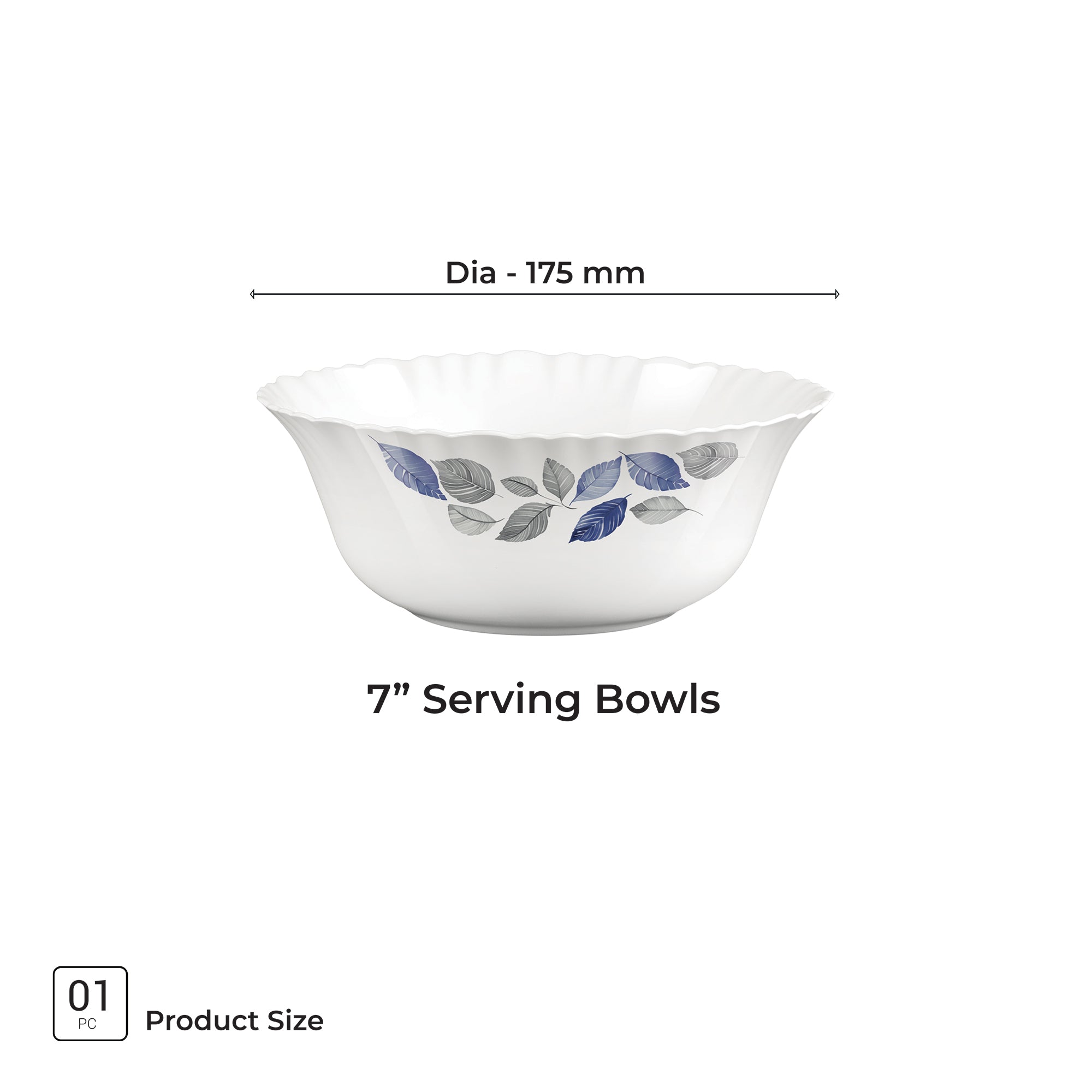 Aurelia Collection Serving Bowl 1 Pc - LUNIS (Treo by Milton)