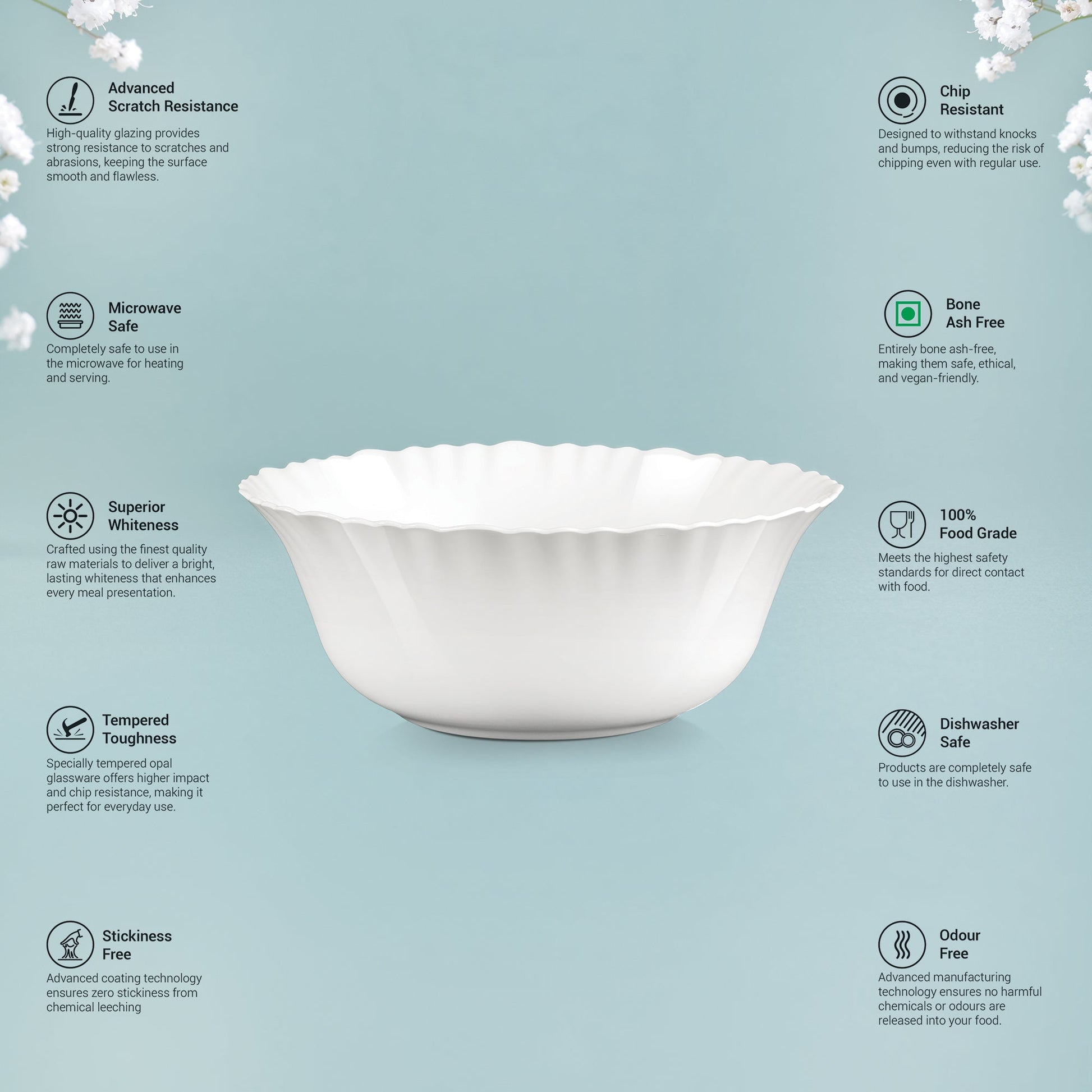Aurelia Collection Serving Bowl 1 Pc - MUREL (Treo by Milton)