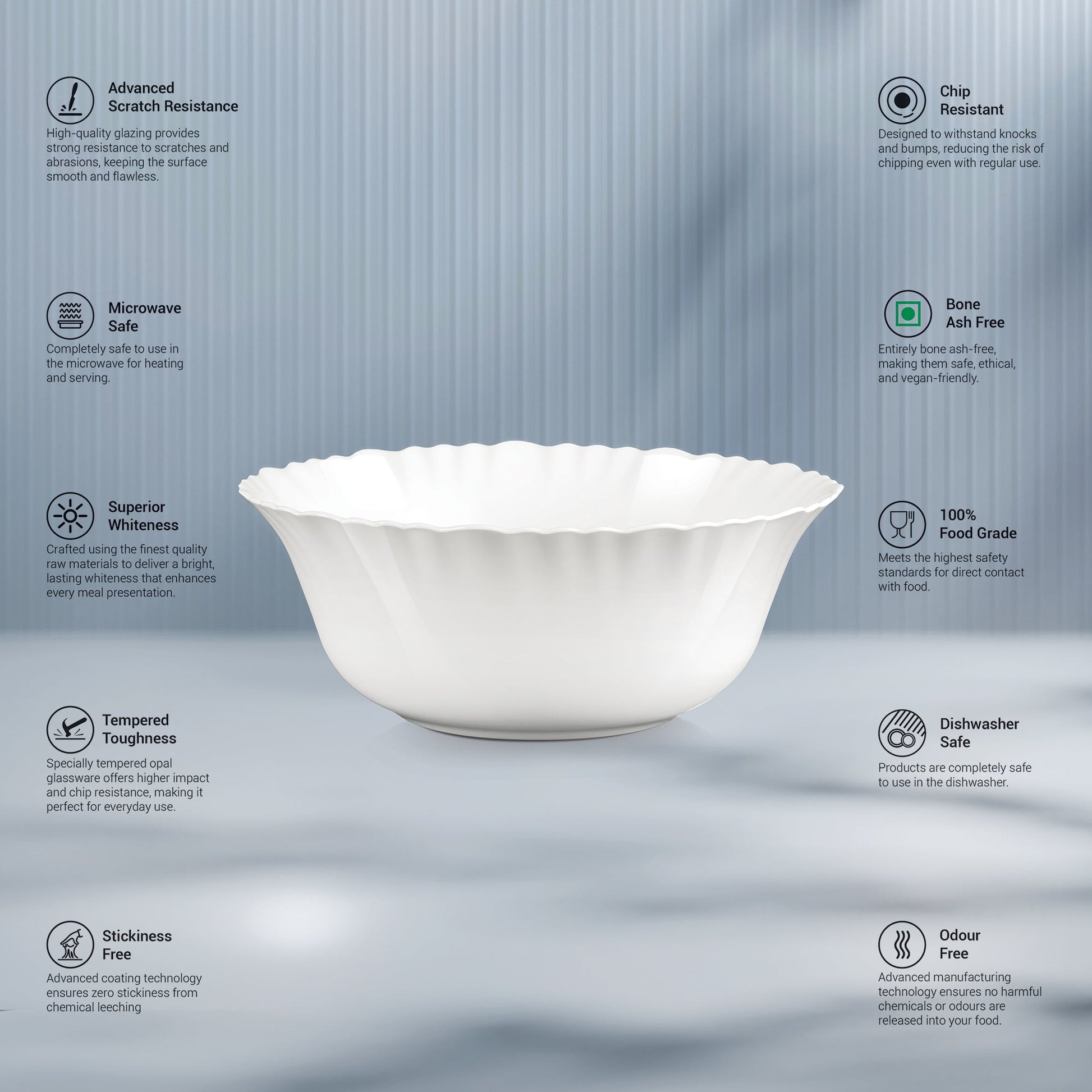 Aurelia Collection Serving Bowl 1 Pc - STRIA (Treo by Milton)