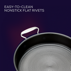Circulon Clad Stainless Steel Casserole/Biryani Pot with Hybrid SteelShield and Nonstick Technology, 26cm ,Silver