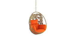 Luoni Single Seater Hanging Swing Without Stand For Balcony , Garden Swing (Honey)