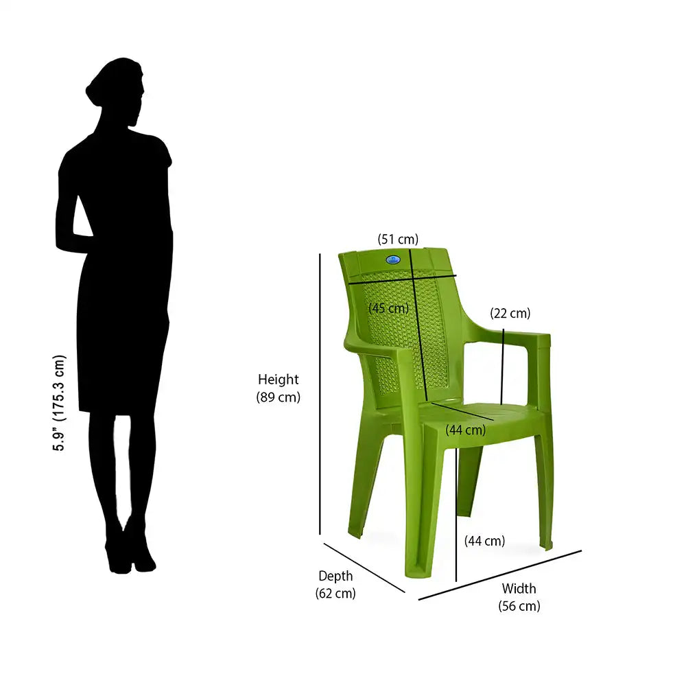 Nilkamal Mystique Plastic Arm Chair